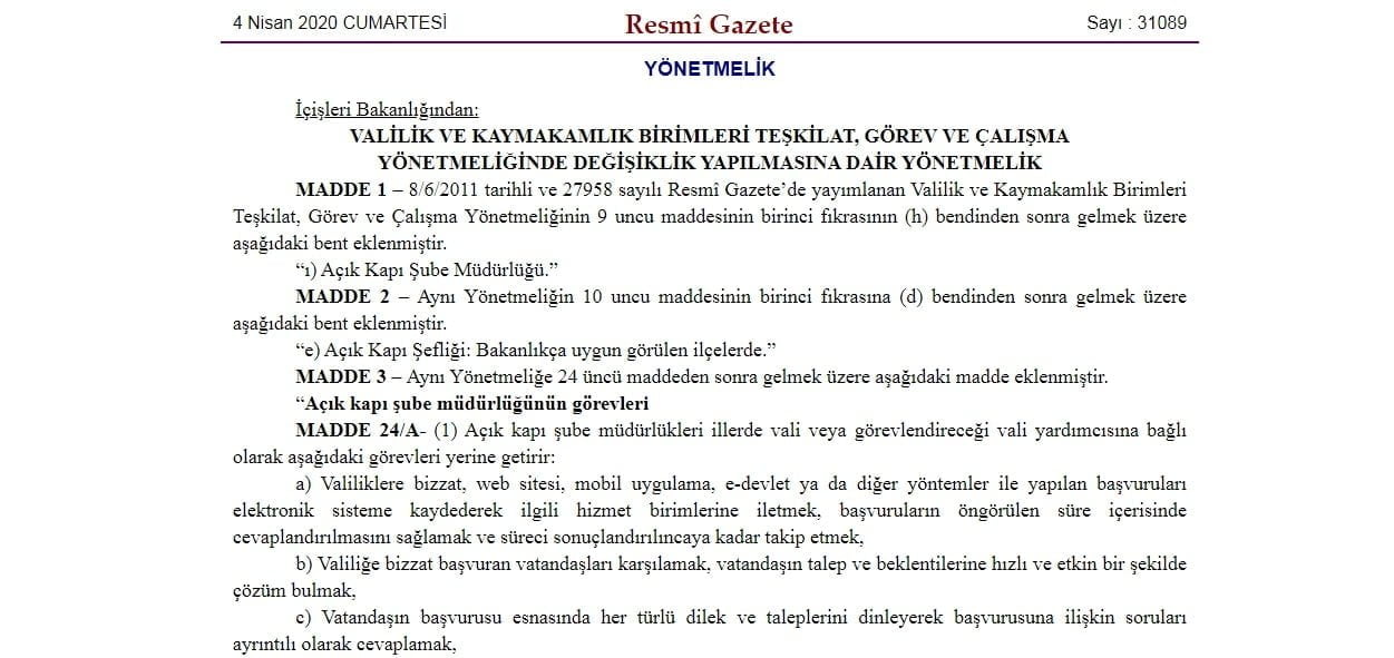 Mustafakemalpaşa’ya ‘Açık Kapı Şube Şefliği’ Açılacak