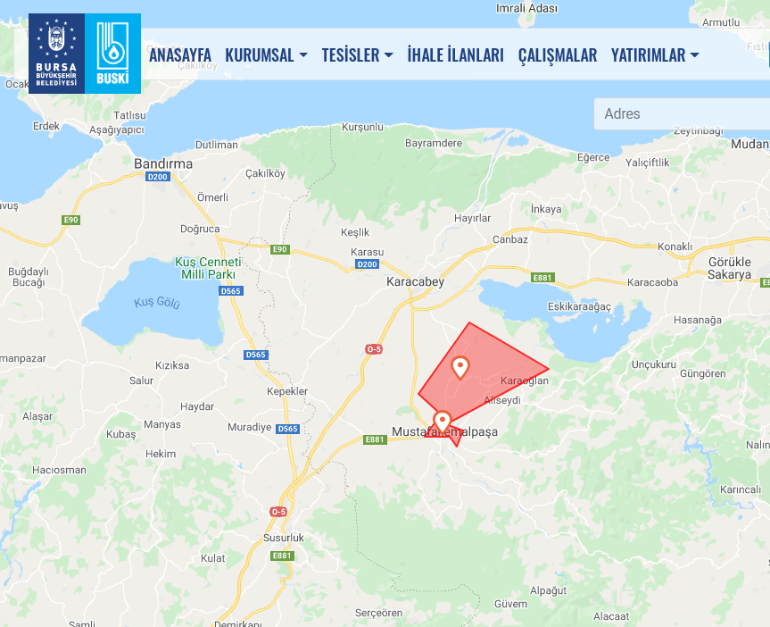 Dikkat Su Kesintisi