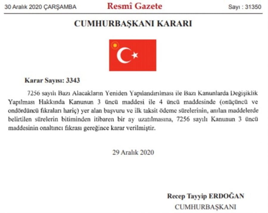 Yapılandırmada başvuru süreci uzatıldı