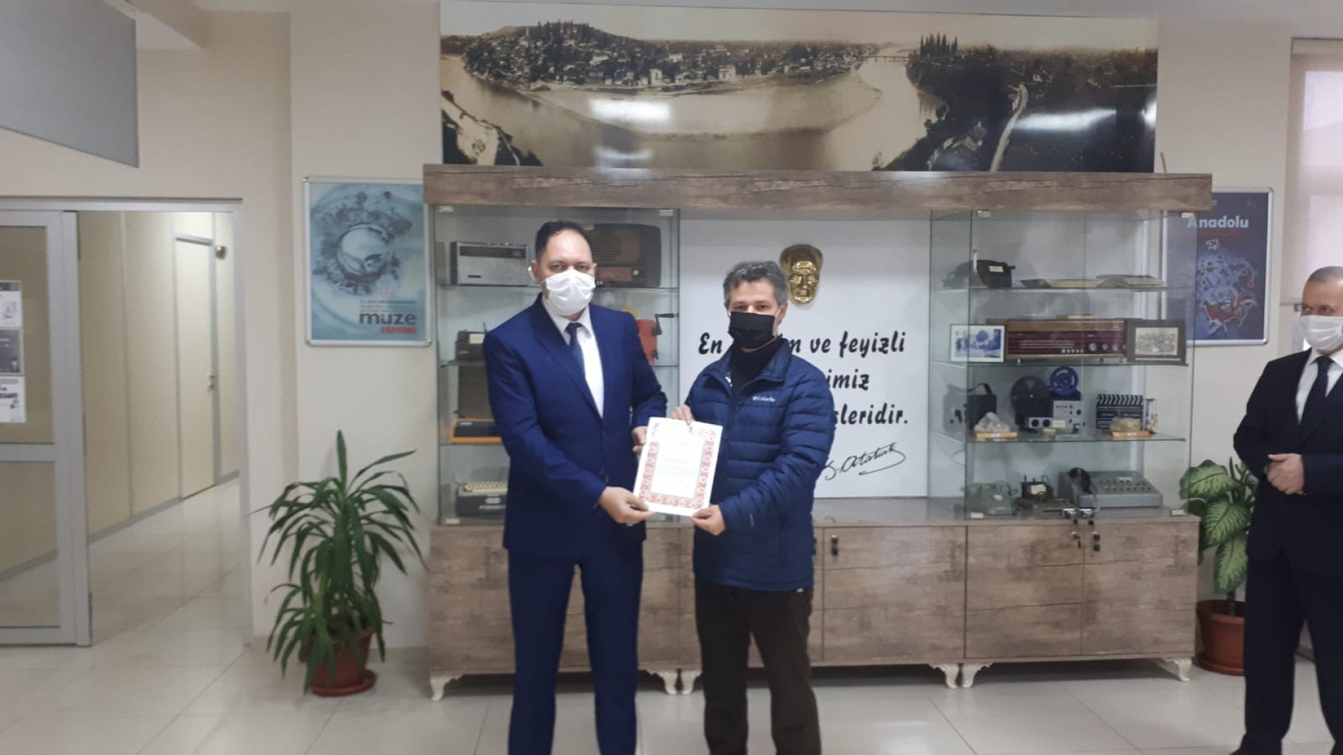 Covid19’la Mücadele Eden Liselere Teşekkür Belgesi