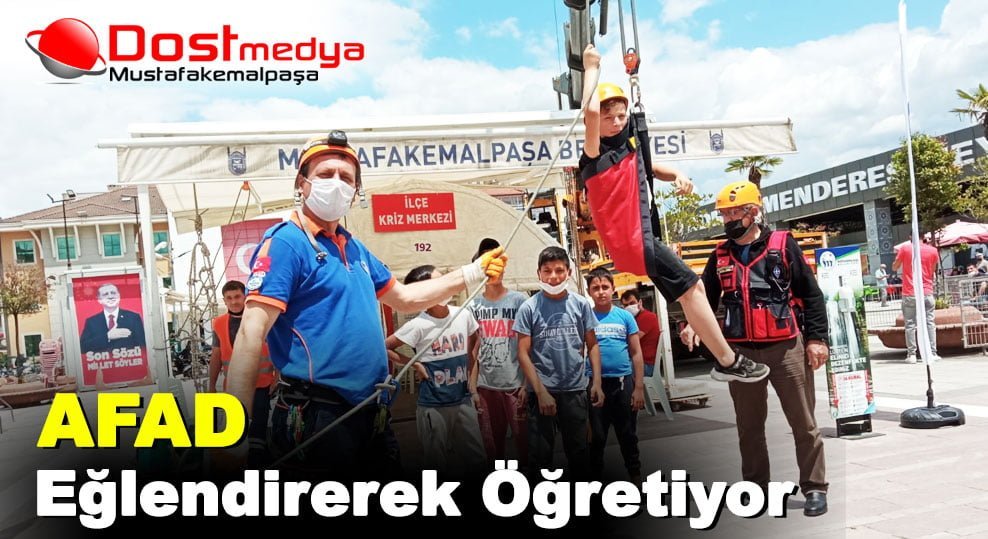 AFAD eğlendirerek öğretiyor