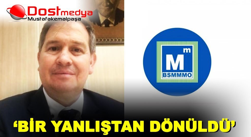 Bir yanlıştan dönüldü