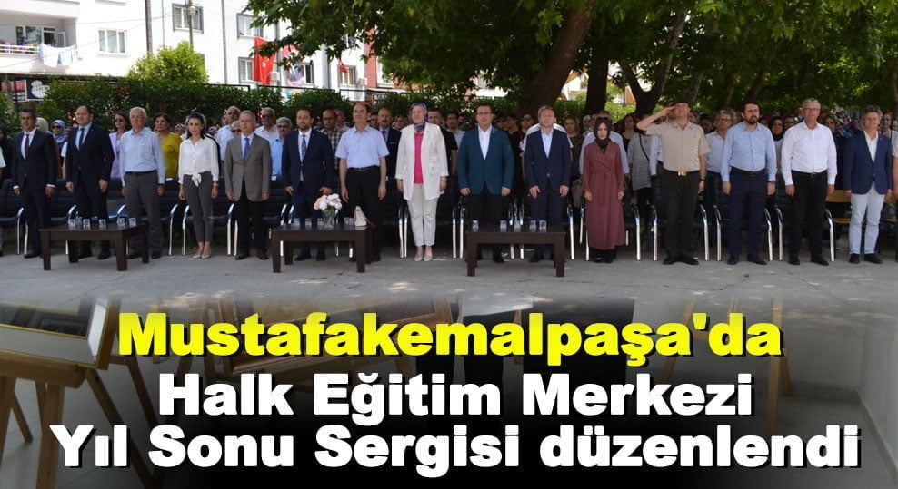 Halk Eğitim Merkezi Yıl Sonu Sergisi düzenlendi