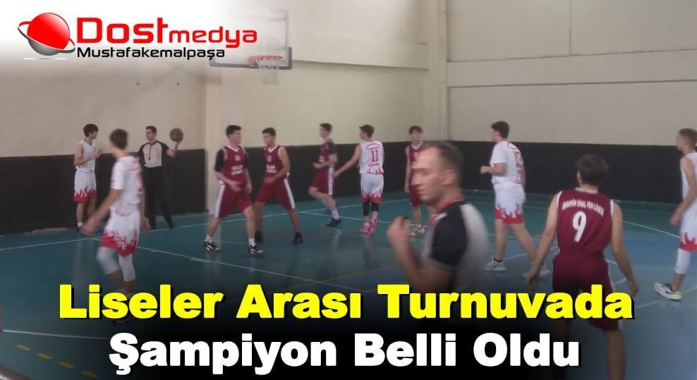 Liseler Arası Turnuvada Şampiyon Belli Oldu