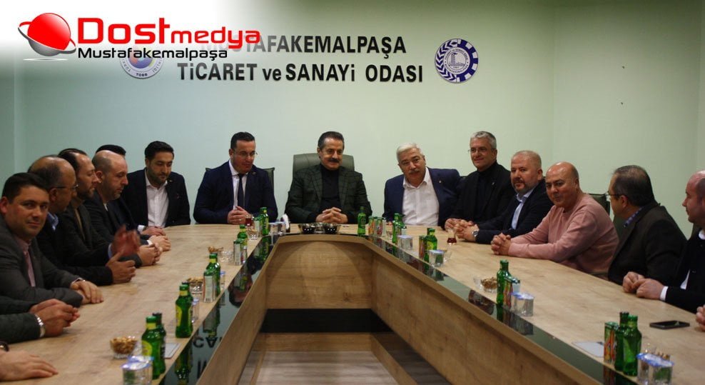 Faruk Çelik Mustafakemalpaşa'da Ziyaretlerde Bulundu