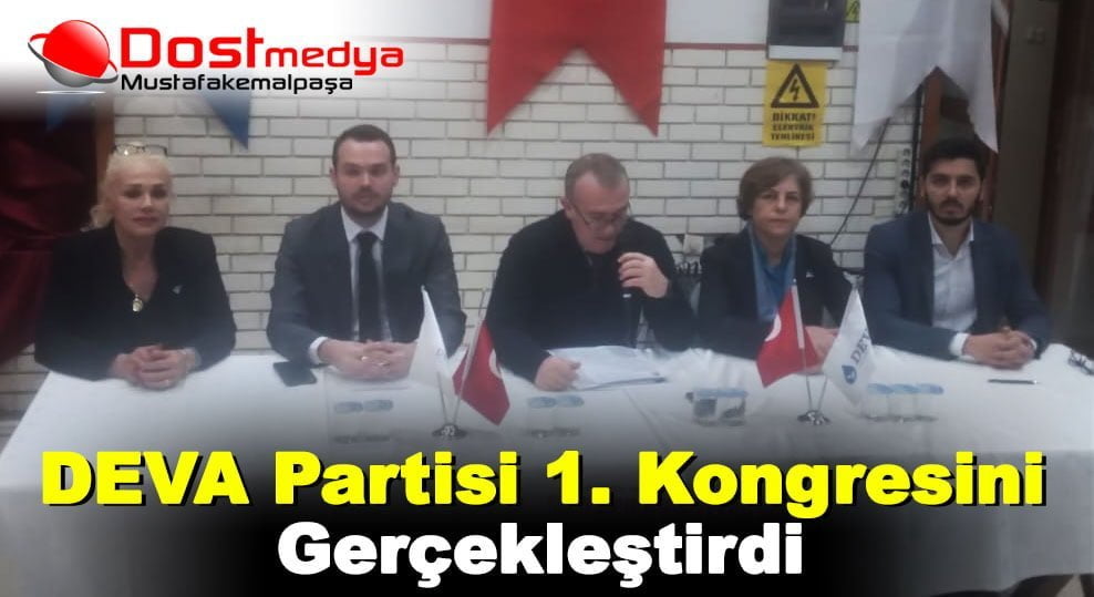 DEVA Partisi 1. Kongresini Gerçekleştirdi