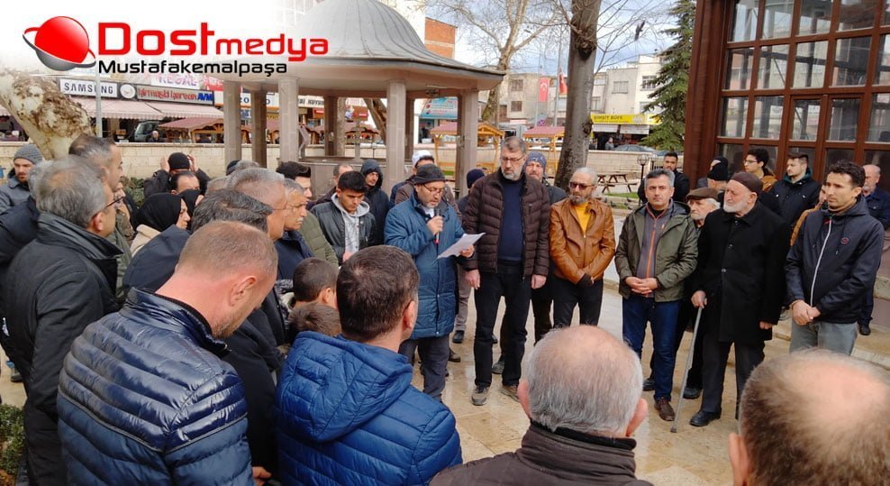 (İHH) Mustafakemalpaşa Şubesi Kuran- Kerim’e yönelik saldırılara tepki gösterdi