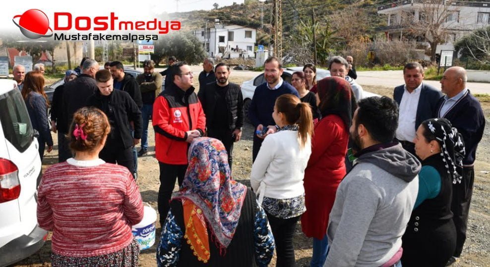 BAŞKAN KANAR HATAY ARSUZ’UN YARALARINI SARIYOR