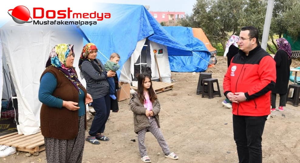 Başkan Kanar Arsuz'a Ulaştı, Görevinin Başında