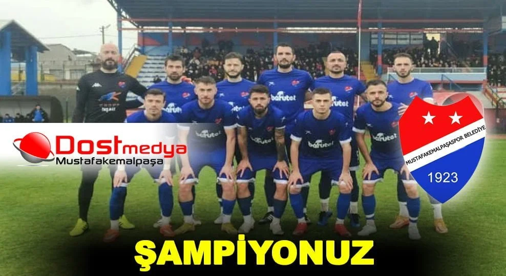 Şampiyonuz