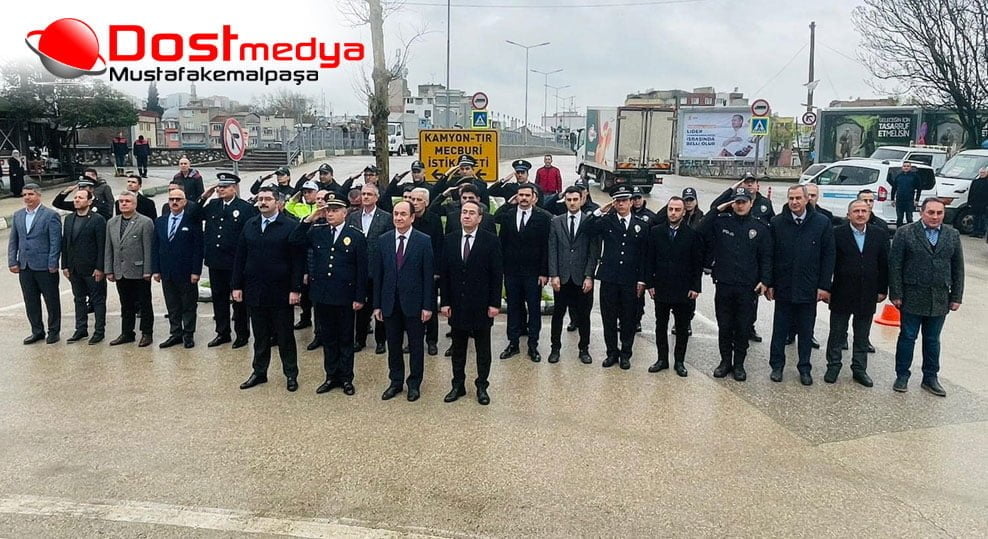 Mustafakemalpaşa'da Emniyet Teşkilatı’nın kuruluşunun 178. yıl dönümü törenle kutlandı