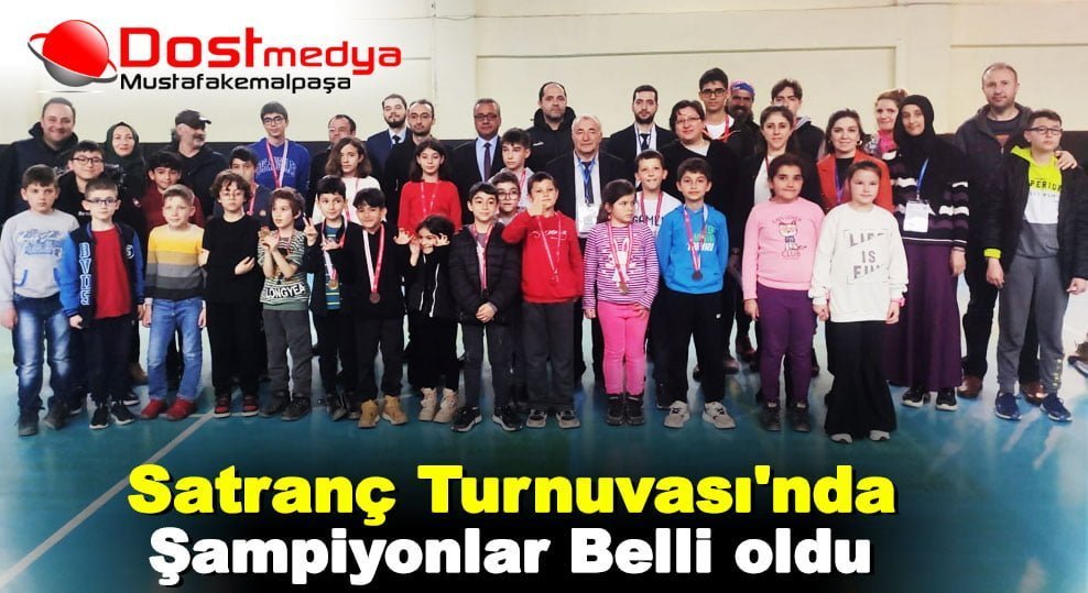 Satranç Turnuvası’nda Şampiyonlar Belli oldu
