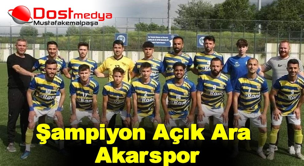 Şampiyon Açık Ara Akarspor