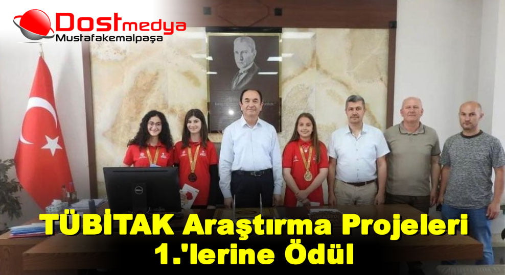 TÜBİTAK Araştırma Projeleri 1.’lerine Ödül