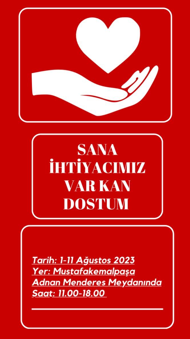 KIZILAY KAN BAĞIŞI BELEDİYE MEYDANI’NDA BAŞLADI