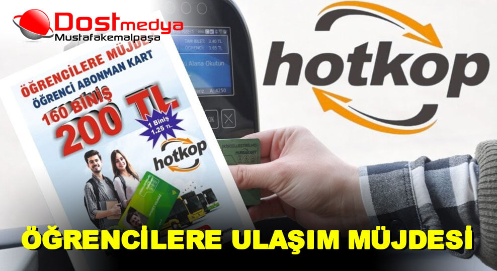 ÖĞRENCİLERE ULAŞIM MÜJDESİ