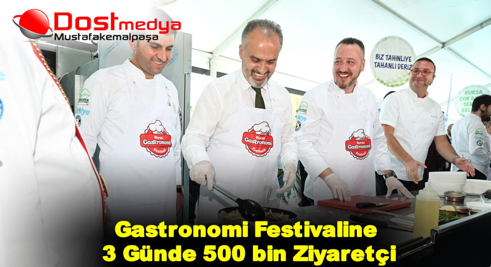 Gastronomi Festivaline 3 Günde 500 Bin Ziyaretçi
