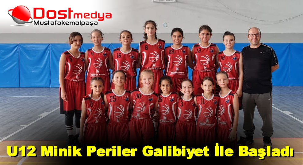 U12 Minik Periler Galibiyet İle Başladı