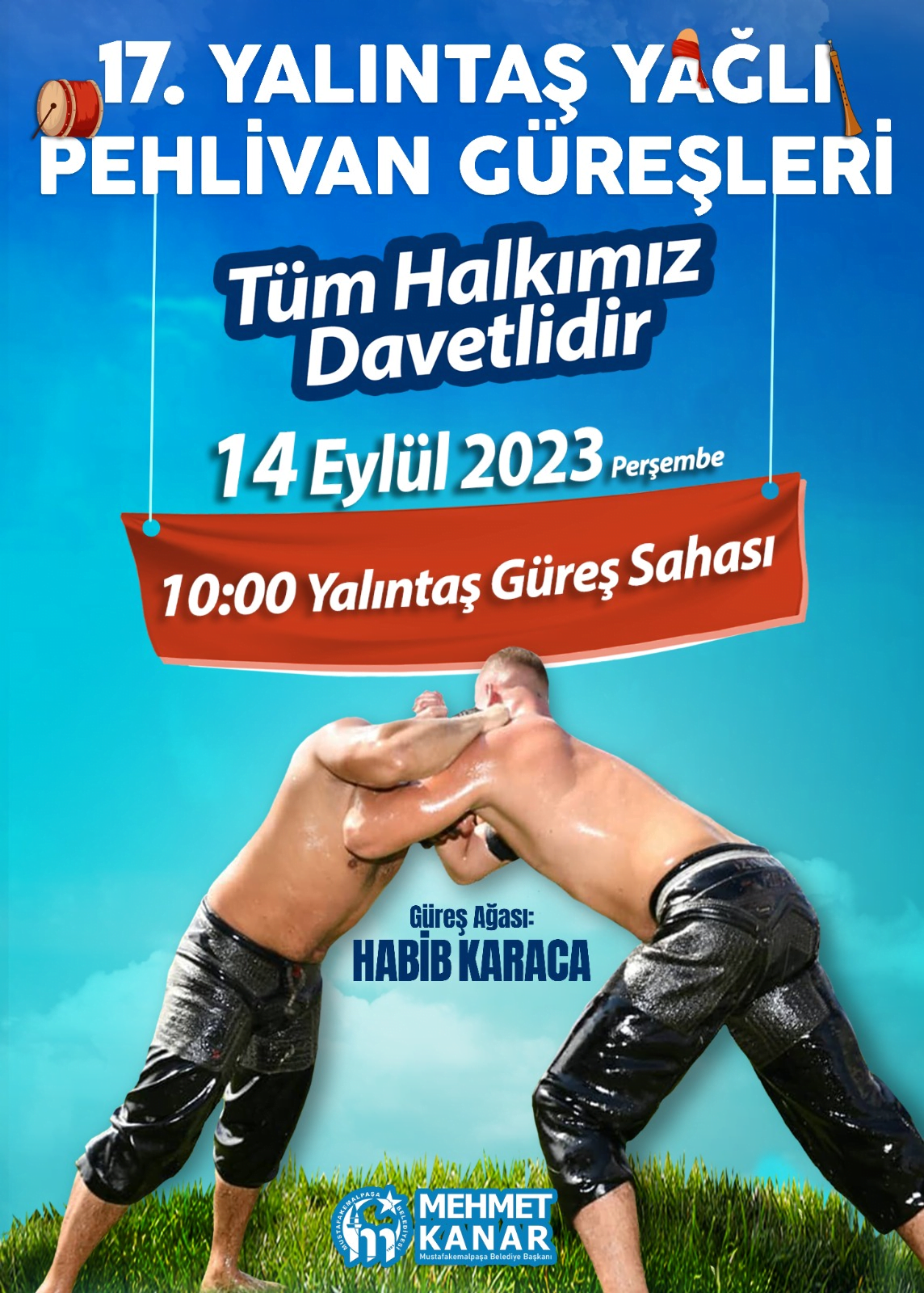 17. YALINTAŞ YAĞLI PEHLİVAN GÜREŞLERİ BAŞLIYOR