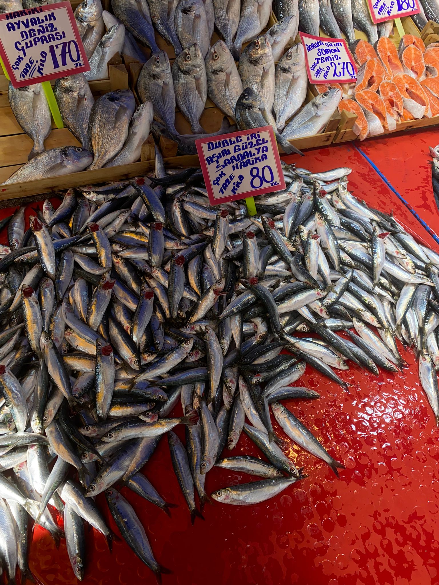 Mustafakemalpaşa Perşembe Pazarı Balık Fiyatları