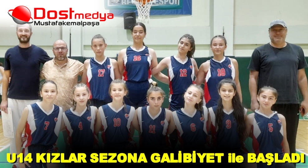 U14 KIZLAR SEZONA GALİBİYET ile BAŞLADI