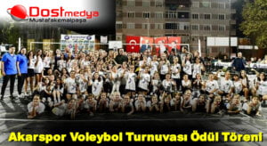 Akarspor Voleybol Turnuvası Ödül Töreni