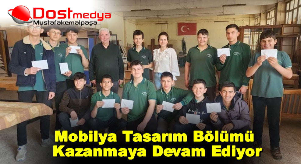 Mobilya Tasarım Bölümü Kazanmaya Devam Ediyor