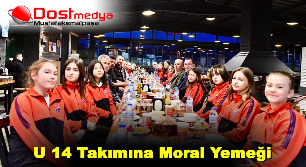 U 14 Takımına Moral Yemeği