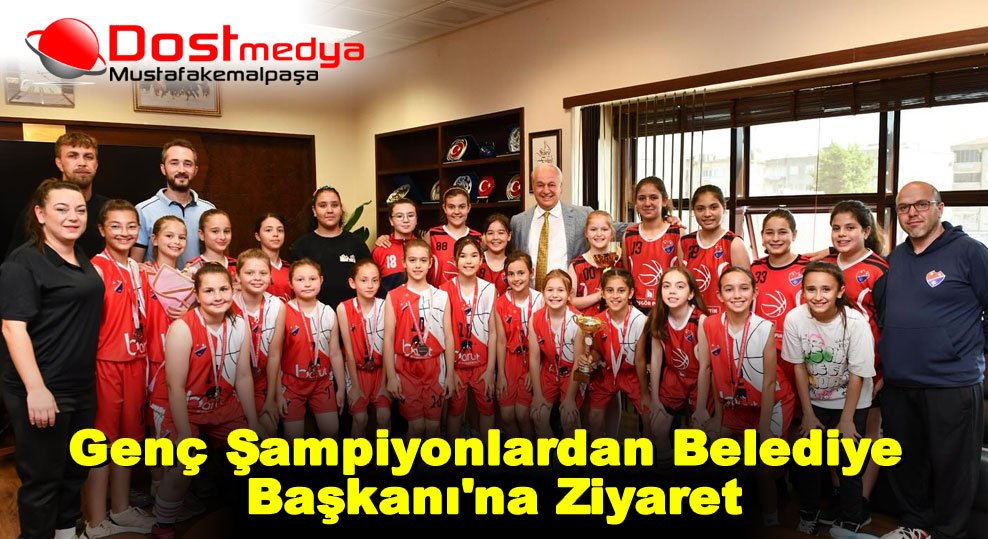 Genç Şampiyonlardan Belediye Başkanı’na Ziyaret