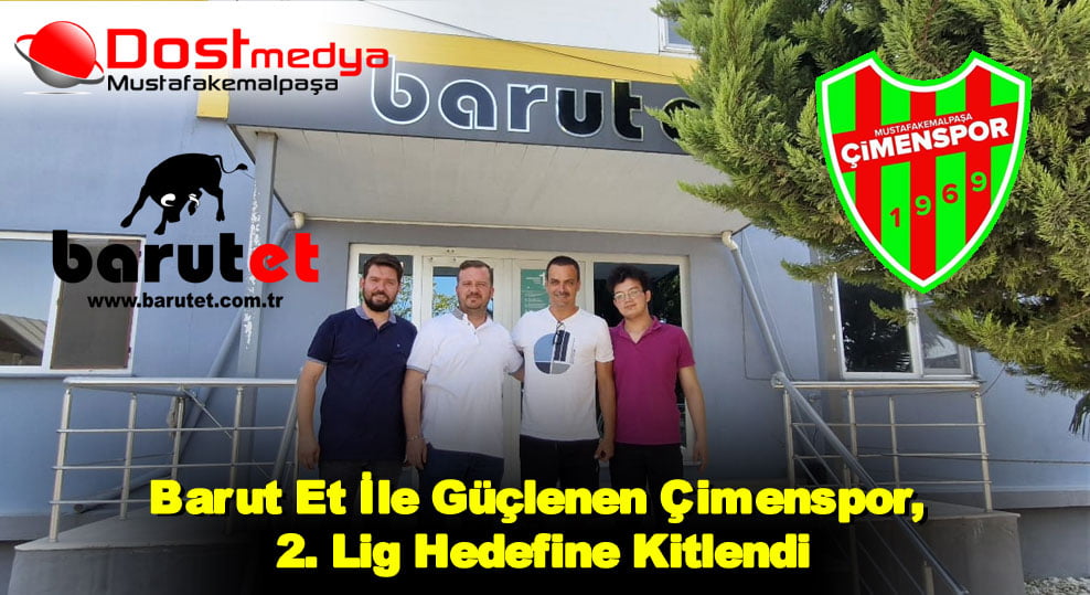 Barut Et İle Güçlenen Çimenspor, 2. Lig Hedefine Kitlendi