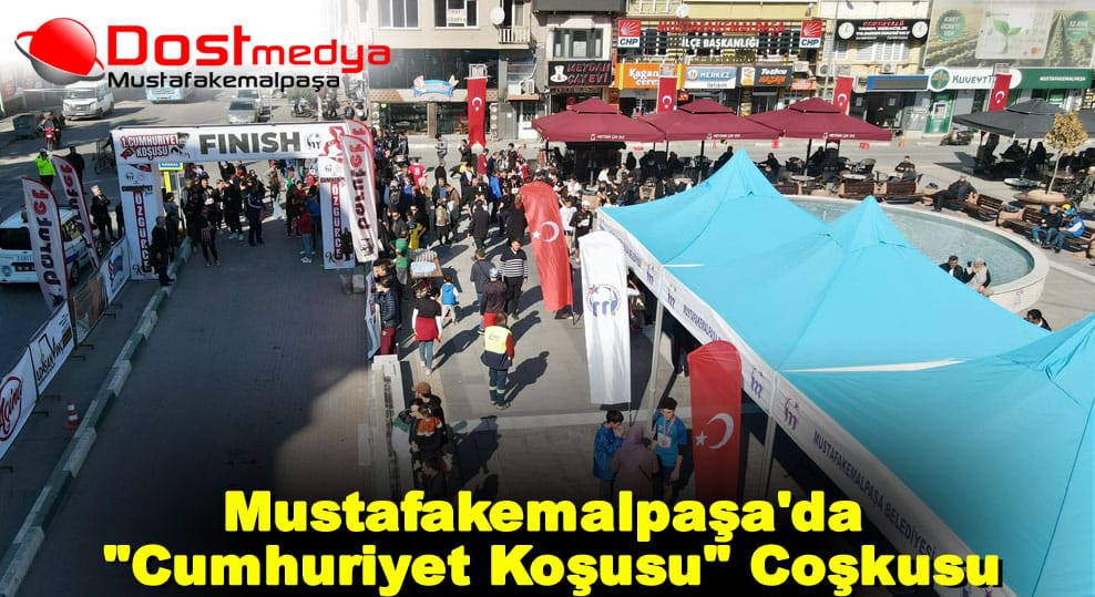 Mustafakemalpaşa’da “Cumhuriyet Koşusu” Coşkusu