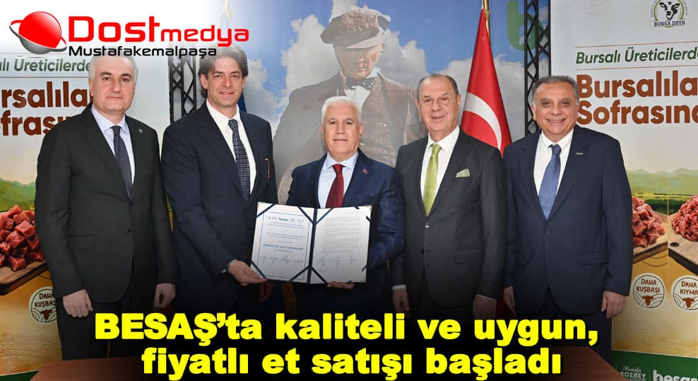 BESAŞ’ta kaliteli ve uygun fiyatlı et satışı başladı
