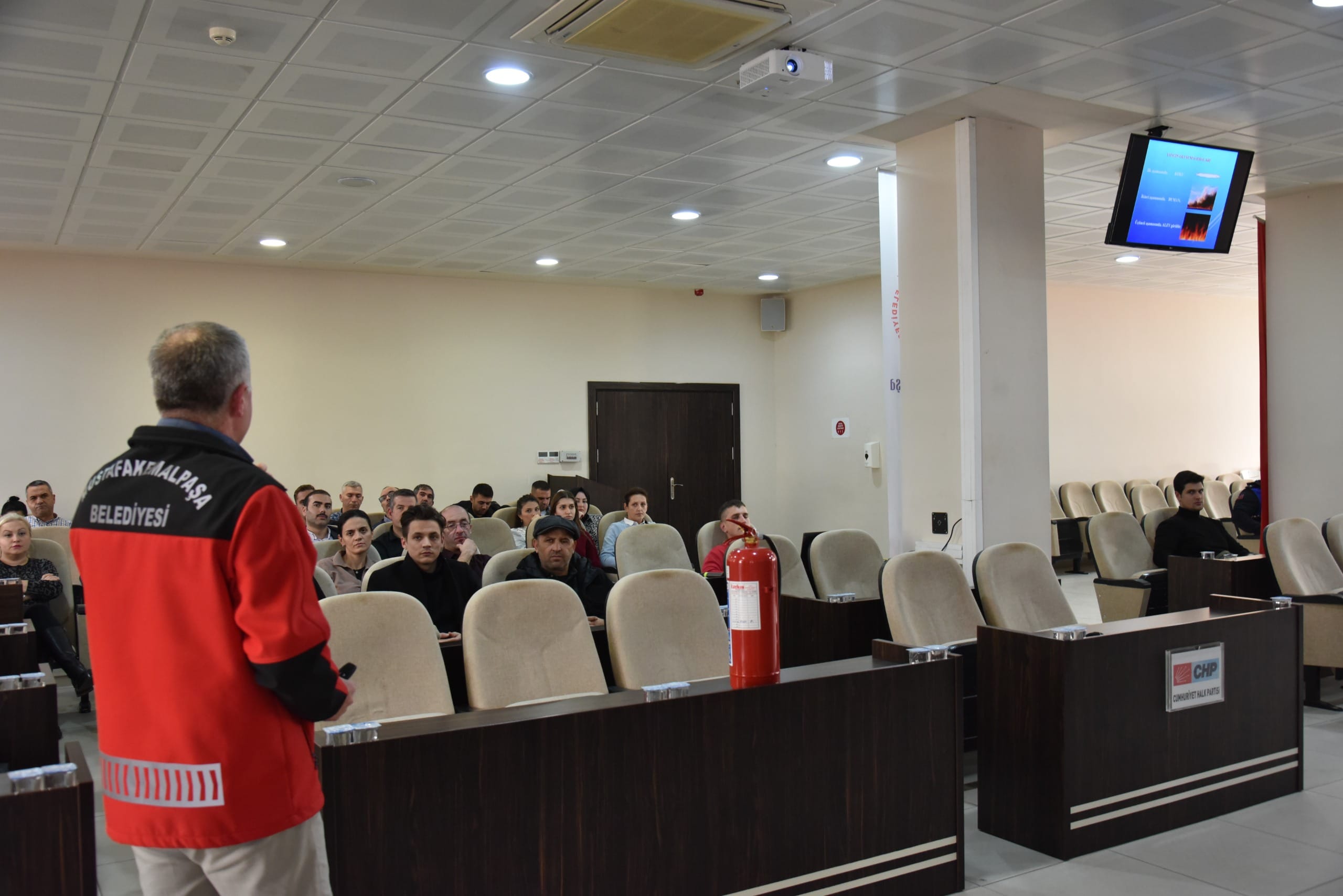 MUSTAFAKEMALPAŞA BELEDİYESİ’NDEN YANGIN TATBİKATI