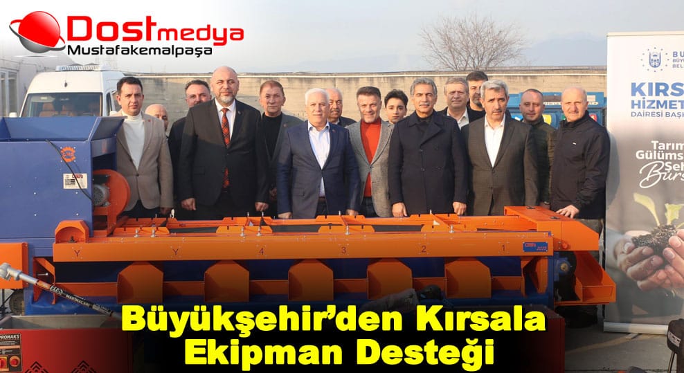 Büyükşehir’den Kırsala Ekipman Desteği
