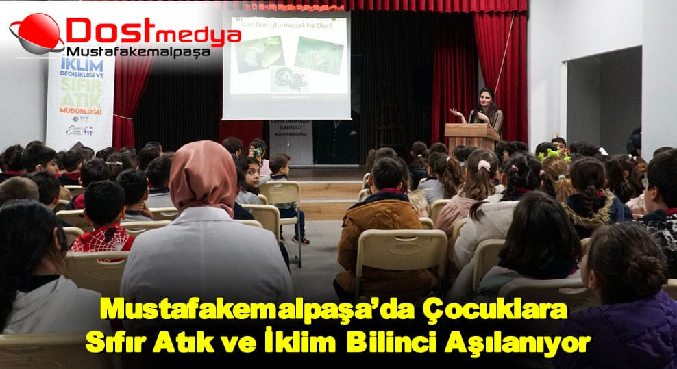 Mustafakemalpaşa’da Çocuklara Sıfır Atık ve İklim Bilinci Aşılanıyor