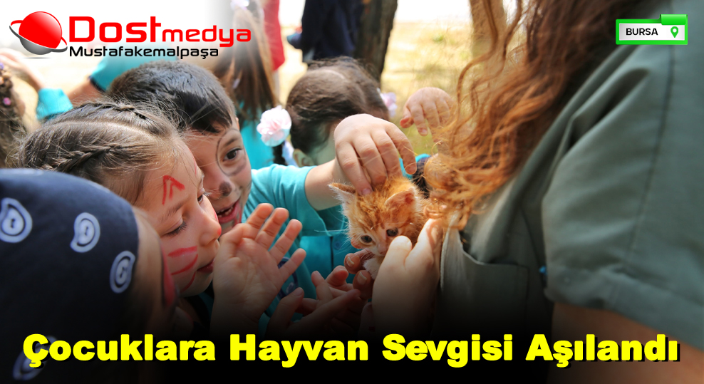 Çocuklara Hayvan Sevgisi Aşılandı