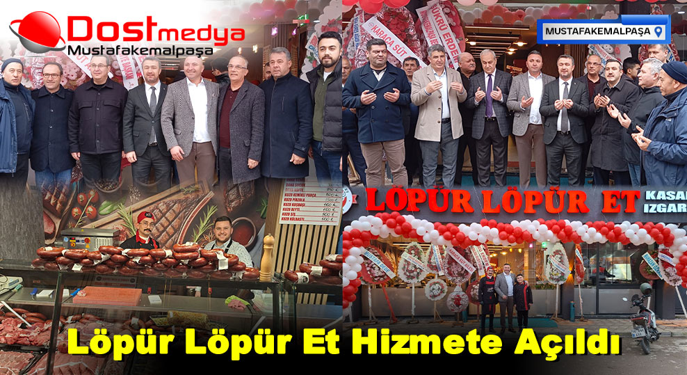 Löpür Löpür Et Kasap Izgara Hizmete Açıldı