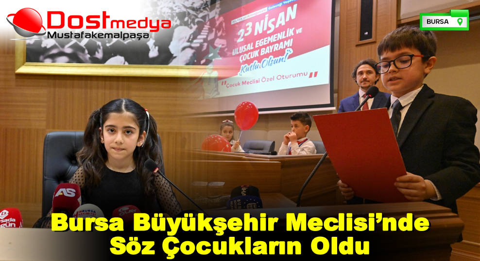 Bursa Büyükşehir Meclisi’nde Söz Çocukların Oldu