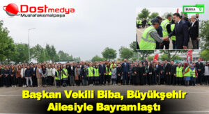 Başkan Vekili Biba, Büyükşehir Ailesiyle Bayramlaştı