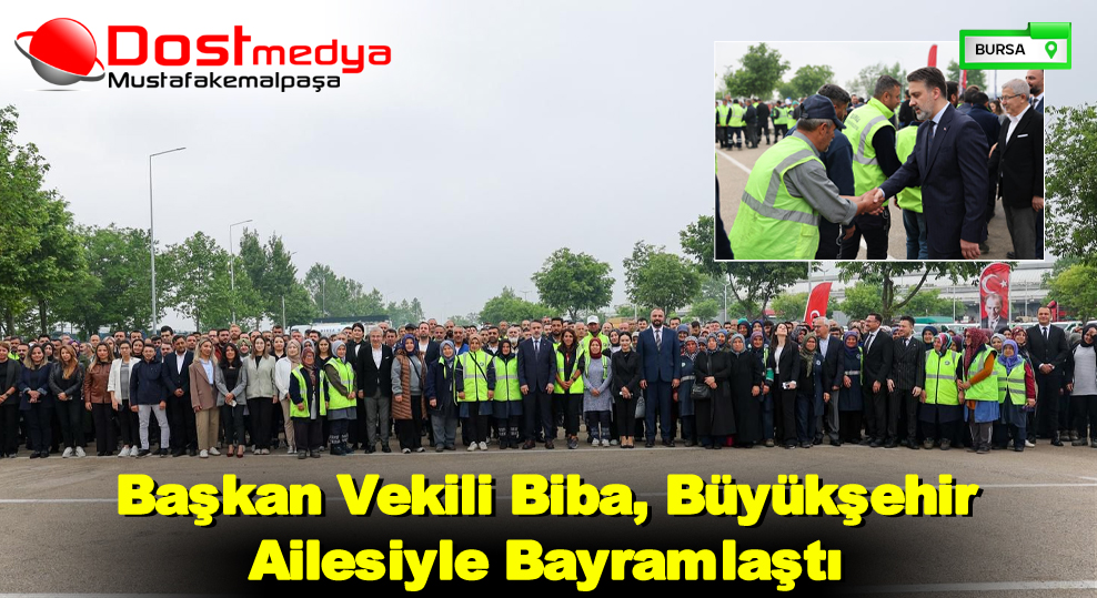Başkan Vekili Biba, Büyükşehir Ailesiyle Bayramlaştı