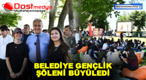 BELEDİYE GENÇLİK ŞÖLENİ BÜYÜLEDİ