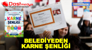 BELEDİYEDEN KARNE ŞENLİĞİ