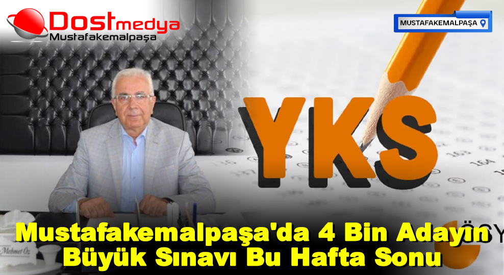 Mustafakemalpaşa’da  4 Bin Adayın Büyük Sınavı Bu Hafta Sonu