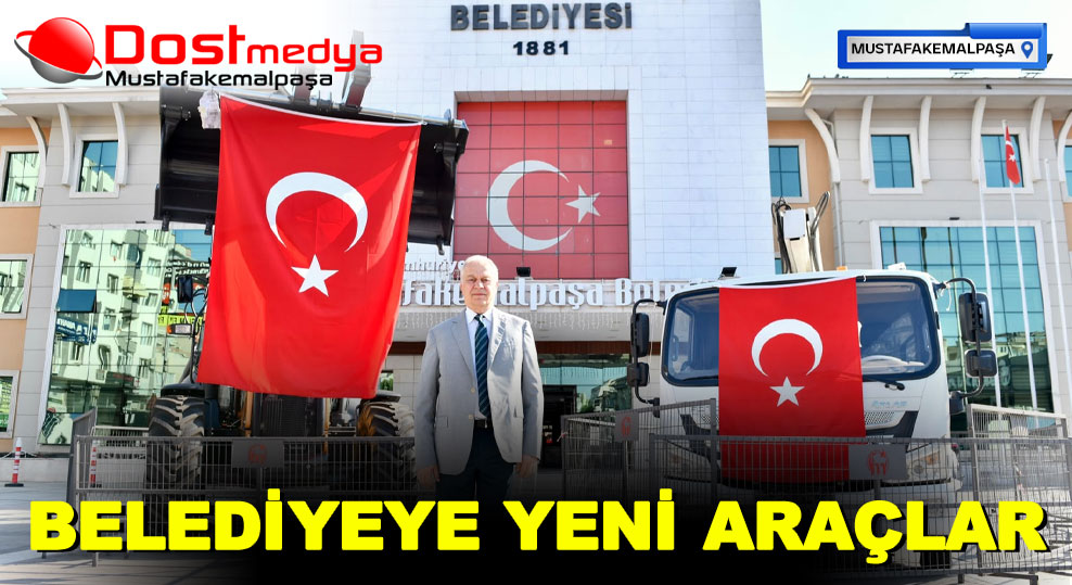 BELEDİYEYE YENİ ARAÇLAR