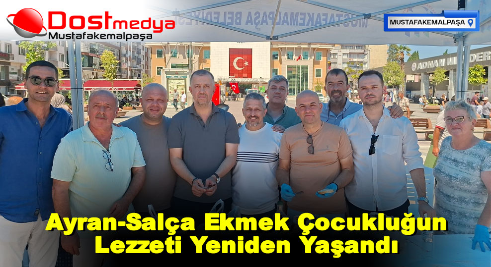 Ayran-Salça Ekmek Çocukluğun Lezzeti Yeniden Yaşandı