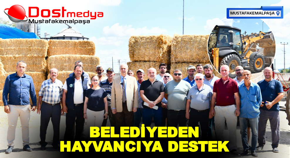 BELEDİYEDEN HAYVANCIYA DESTEK