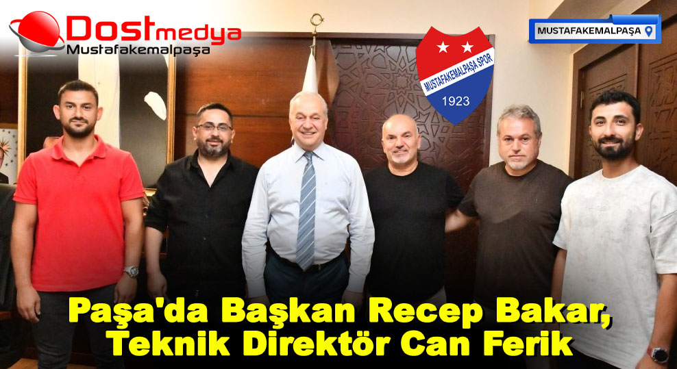 Paşa’da Başkan Recep Bakar, Teknik Direktör Can Ferik