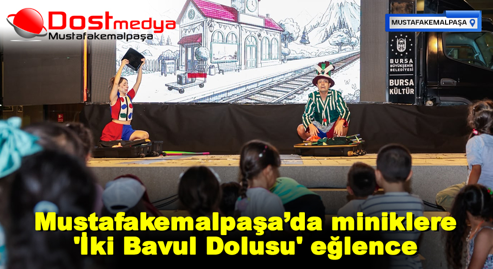 Mustafakemalpaşa’da miniklere ‘İki Bavul Dolusu’ eğlence