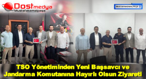 TSO Yönetiminden Yeni Başsavcı ve Jandarma Komutanına Hayırlı Olsun Ziyareti
