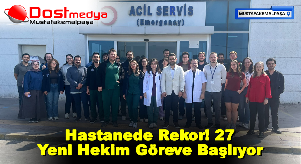 Hastanede Rekor! 27 Yeni Hekim Göreve Başlıyor